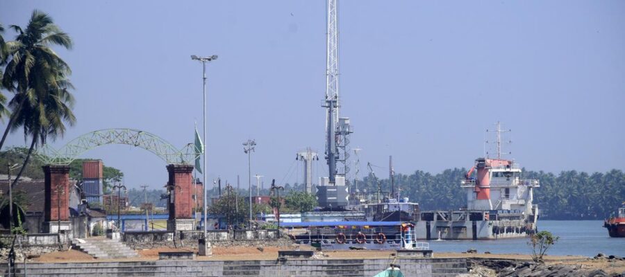 Restrictions on sea travel are relaxed, and steel cargo loading starts at the port of Beypore.