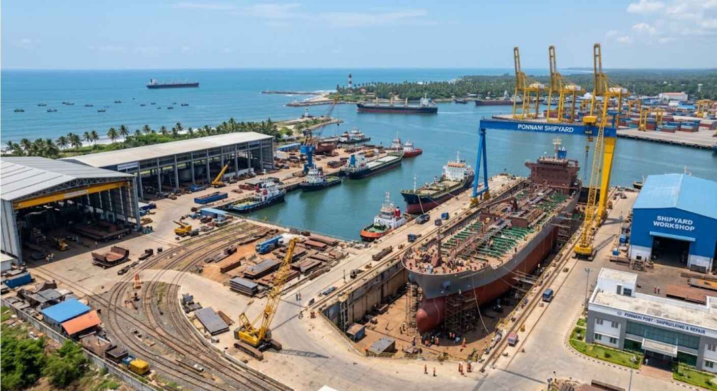 Shipbuilding Yard to Come Up at Ponnani Port