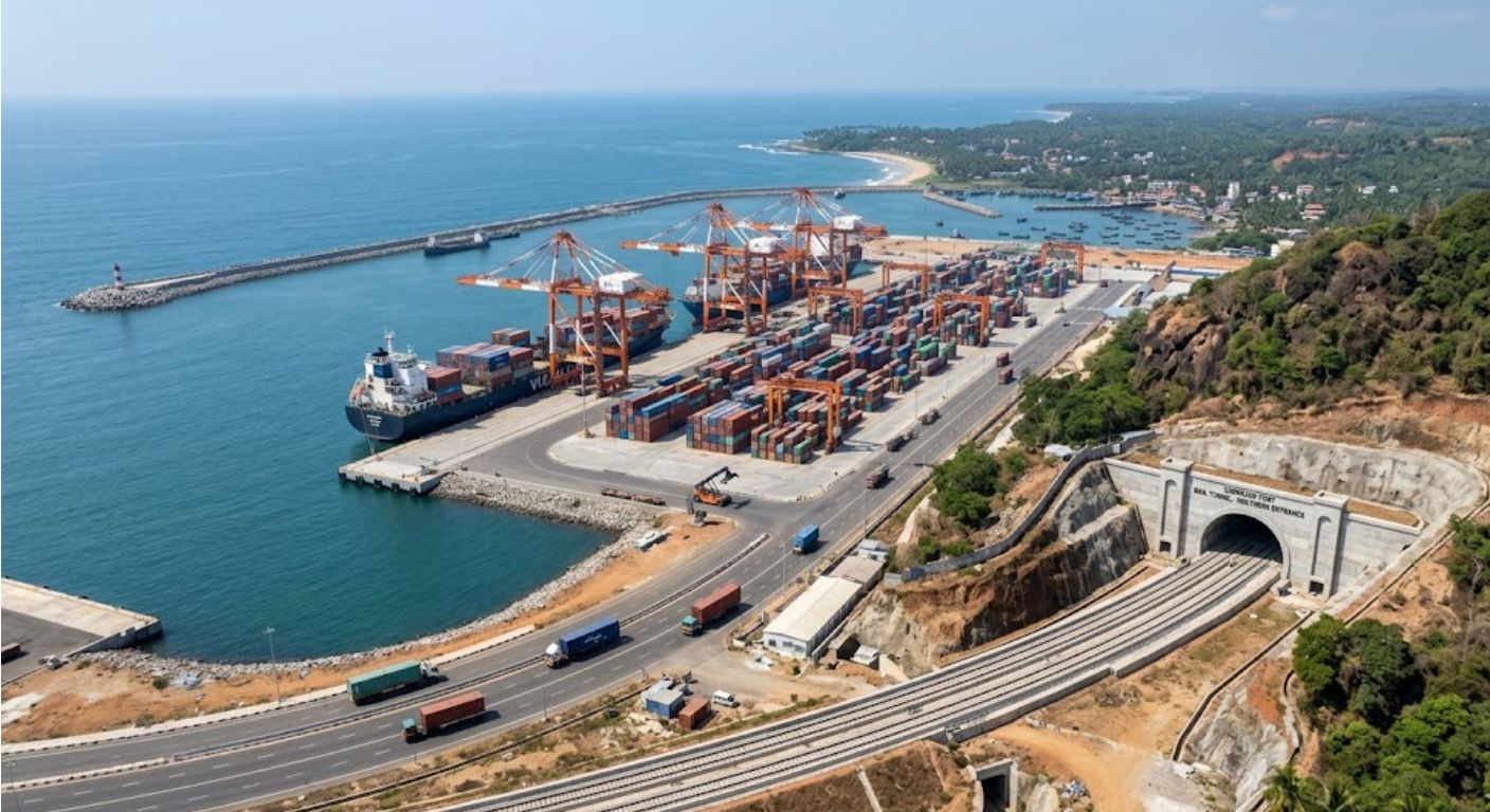 Vizhinjam Port Rail Tunnel & Kerala Port Development
