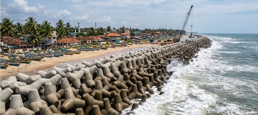 Kerala’s Coastal Defence: Can the Poonthura Project Stop Sea Erosion?