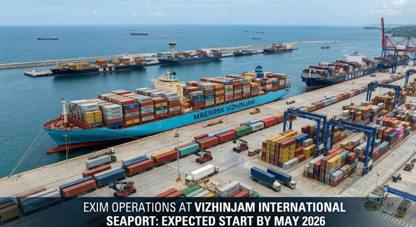 EXIM Operations at Vizhinjam International Seaport | Keralaports