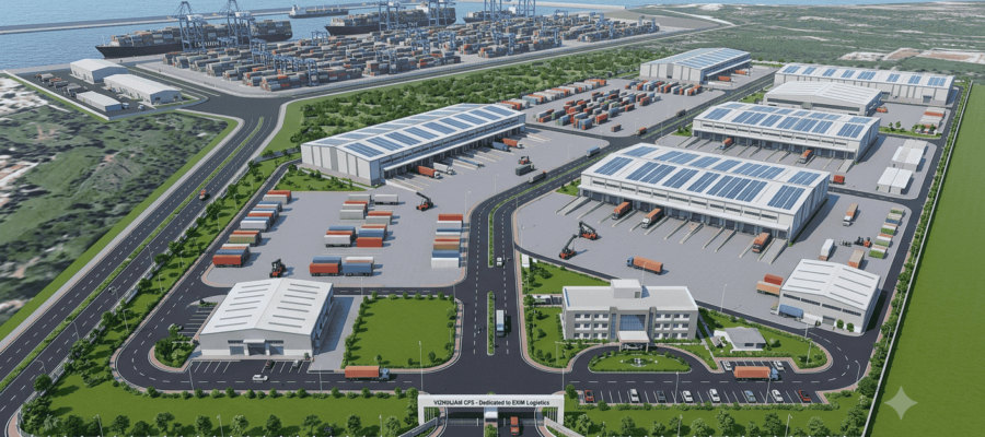Vizhinjam Port 100-Acre CFS Plan: A New Push for EXIM Logistics