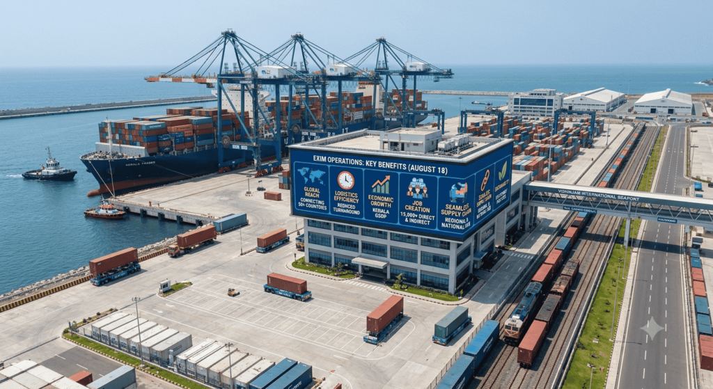 EXIM Cargo Operations on August 18