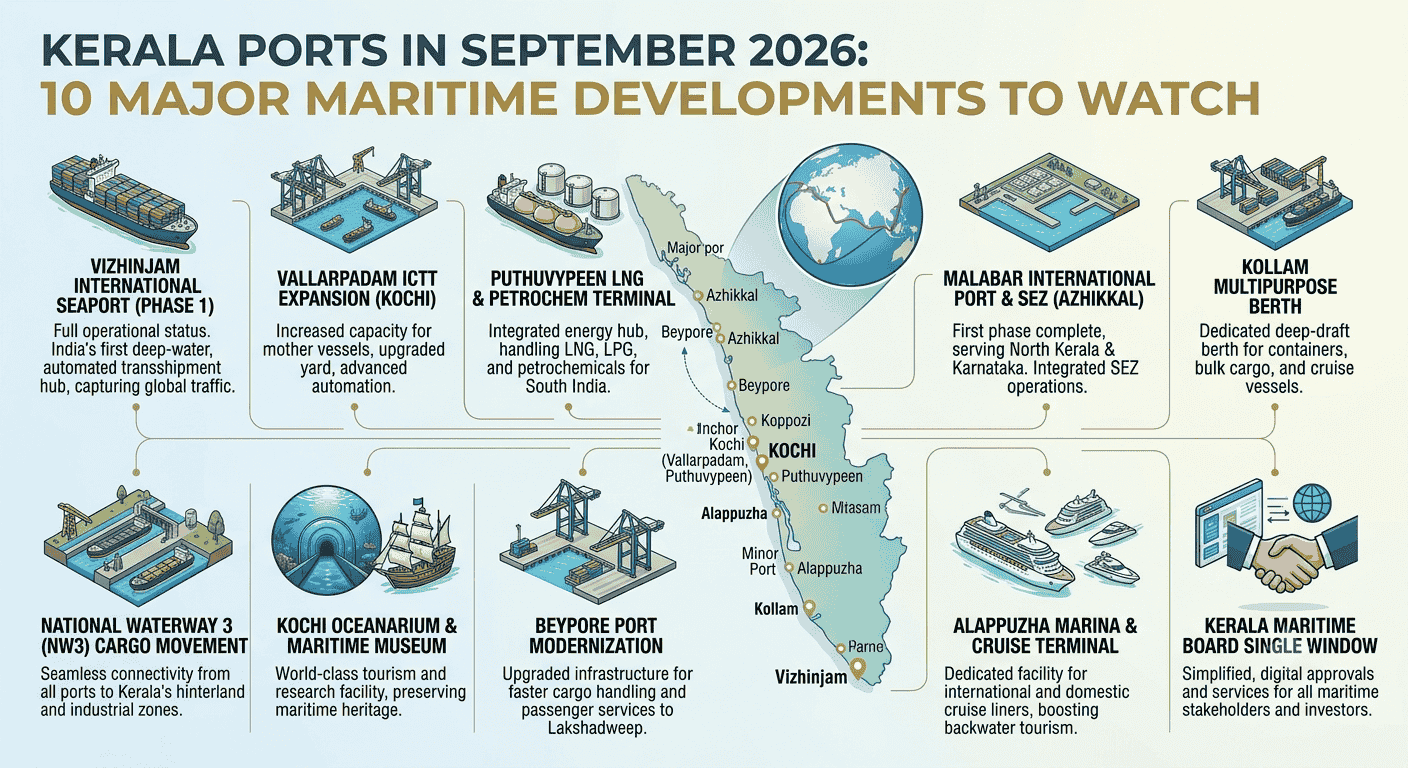 Kerala Ports in September 2026