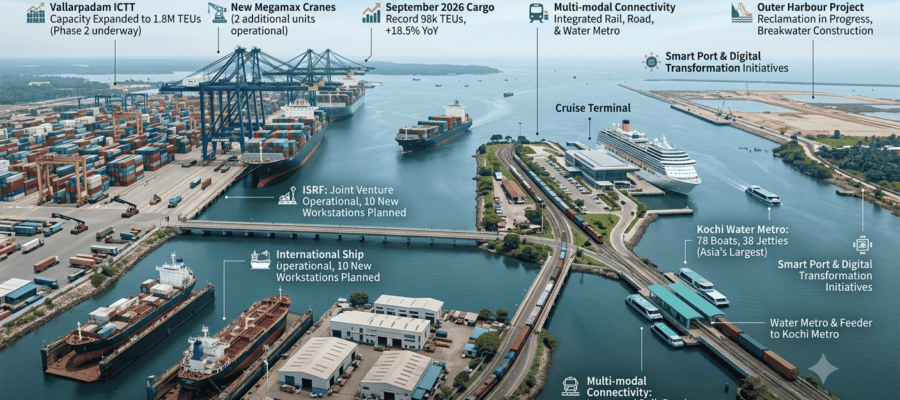 Kochi Port September 2026: Latest Cargo, Shipping and Infrastructure Updates