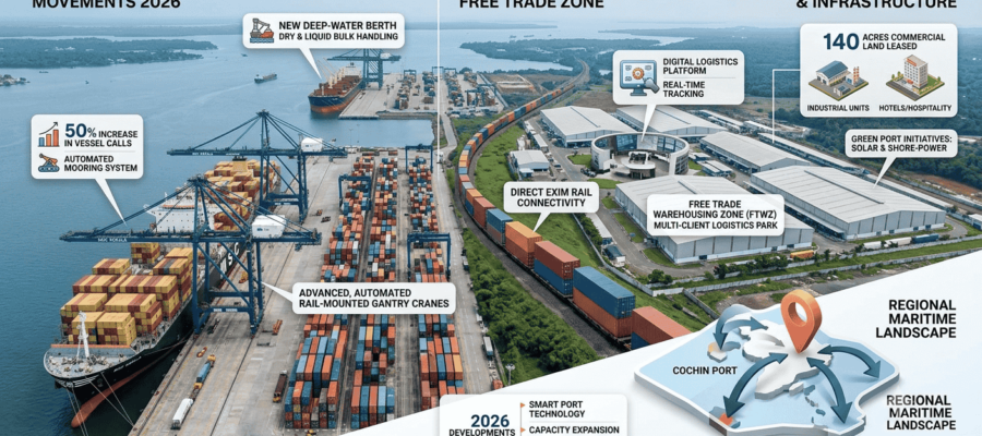 Cochin Port Latest Updates 2026: Cargo, Shipping and Logistics Developments to Watch